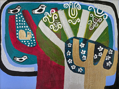 Neighborhood Trees by Jessica JH Roller | Artwork Main Image