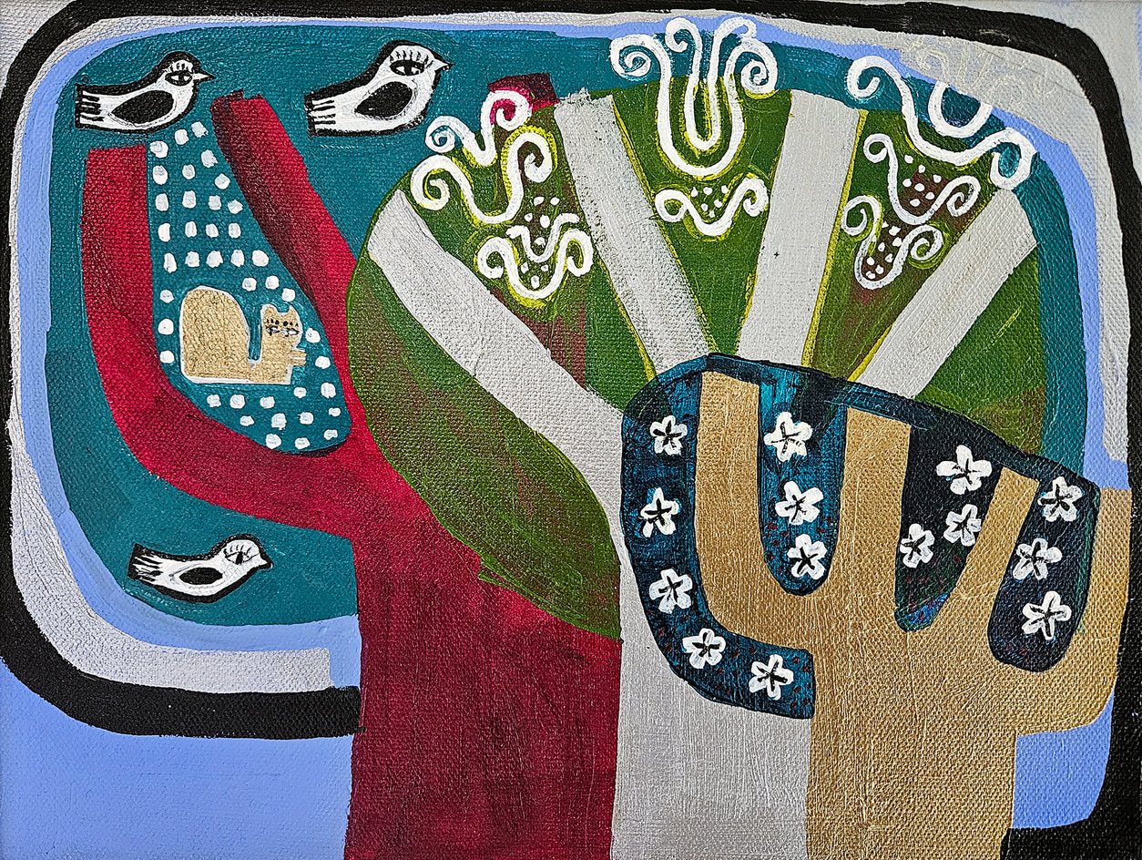 Neighborhood Trees by Jessica JH Roller |  Artwork Main Image 