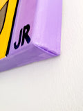 Original art for sale at UGallery.com | Wren and Pepper by Jessica JH Roller | $375 | acrylic painting | 20' h x 16' w | thumbnail 2