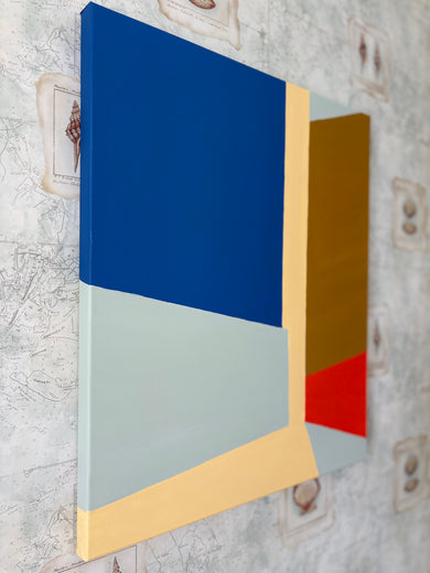 A Golden Distance by Jian Ma (Jane M.) |  Side View of Artwork 