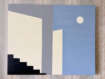 Original art for sale at UGallery.com | Fragments IX Ascension by Jian Ma (Jane M.) | $2,175 | oil painting | 32' h x 40' w | thumbnail 3
