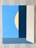 Original art for sale at UGallery.com | Fragments Monument XIV Arrival by Jian Ma (Jane M.) | $3,100 | oil painting | 47' h x 39' w | thumbnail 2