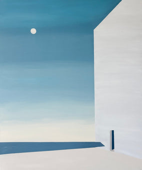 Original art for sale at UGallery.com | Fragments Monument II Northern Silence by Jian Ma | $3,100 | oil painting | 47' h x 39' w