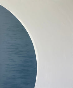 oil painting by Jian Ma (Jane M.) titled Fragments Monument VII Before the Circle