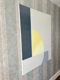 Original art for sale at UGallery.com | Fragments Monument VIII Quiet Arrival by Jian Ma (Jane M.) | $3,100 | oil painting | 47' h x 39' w | thumbnail 2