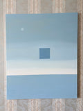 Original art for sale at UGallery.com | Fragments Monument XI Island Without Time by Jian Ma (Jane M.) | $3,100 | oil painting | 47' h x 39' w | thumbnail 3