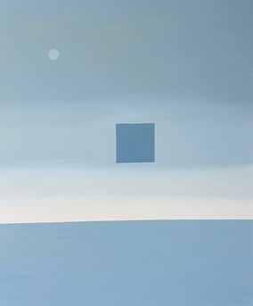 Original art for sale at UGallery.com | Fragments Monument XI Island Without Time by Jian Ma (Jane M.) | $3,100 | oil painting | 47' h x 39' w