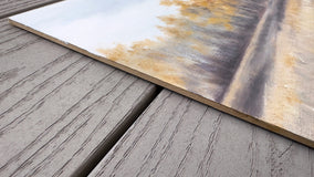 Original art for sale at UGallery.com | Edge of the Woods by Jill Poyerd | $525 | oil painting | 9' h x 12' w | thumbnail 2