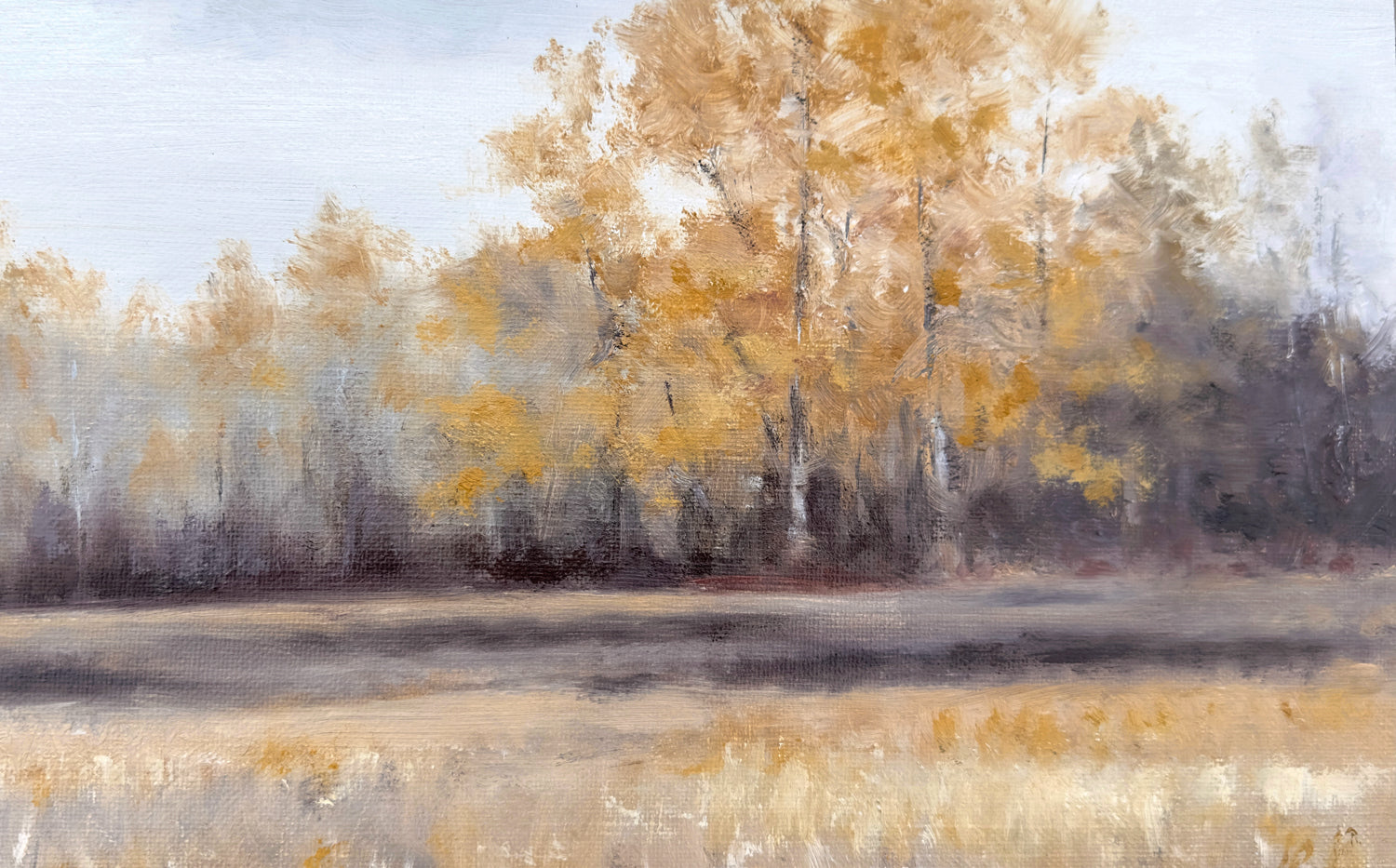 Edge of the Woods by Jill Poyerd |  Closeup View of Artwork 