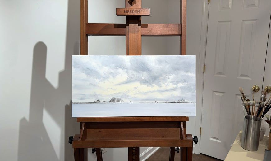 Winter Panorama by Jill Poyerd |  Context View of Artwork 