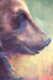 Original art for sale at UGallery.com | Midsummer Wander by Jinny Tomozy | $1,200 | acrylic painting | 18' h x 14' w | thumbnail 4
