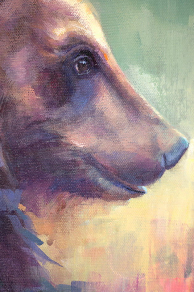 Midsummer Wander by Jinny Tomozy |  Closeup View of Artwork 