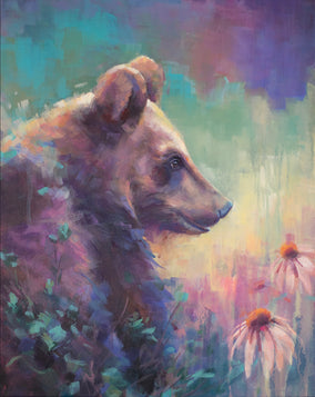 Original art for sale at UGallery.com | Midsummer Wander by Jinny Tomozy | $1,200 | acrylic painting | 18' h x 14' w