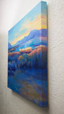 Original art for sale at UGallery.com | The Last Light on the Marsh by Jinny Tomozy | $1,075 | acrylic painting | 24' h x 30' w | thumbnail 2