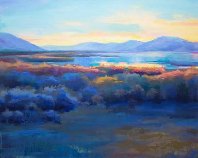 The Last Light on the Marsh by Jinny Tomozy | Artwork Main Image