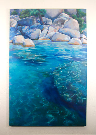 On the Water by Jinny Tomozy |  Context View of Artwork 