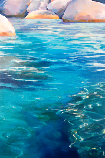 On the Water by Jinny Tomozy |   Closeup View of Artwork 