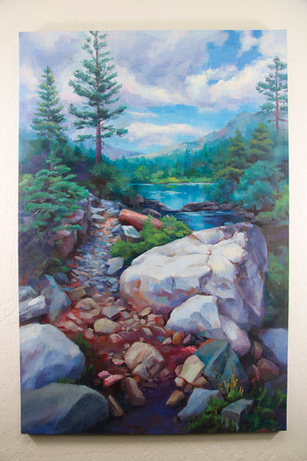 The Path to Lily Lake by Jinny Tomozy |  Context View of Artwork 