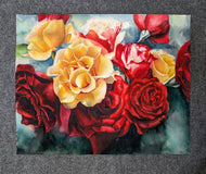 Original art for sale at UGallery.com | Another Man's Treasure by Jinny Tomozy | $1,300 | watercolor painting | 18' h x 24' w | thumbnail 3