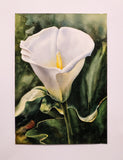 Original art for sale at UGallery.com | Garden Goblet by Jinny Tomozy | $1,200 | watercolor painting | 20' h x 14' w | thumbnail 3