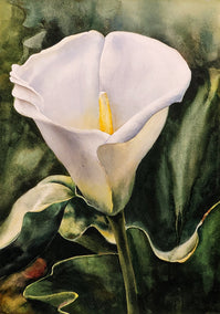 watercolor painting by Jinny Tomozy titled Garden Goblet