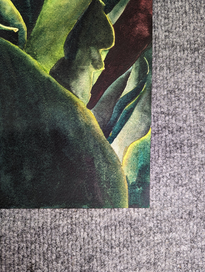 Portrait of a Lily by Jinny Tomozy |  Side View of Artwork 