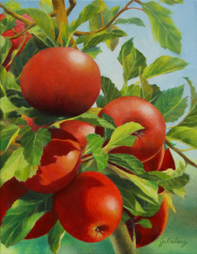 Original art for sale at UGallery.com | Unexpected Pleasure by Jo Galang | $575 | oil painting | 14' h x 11' w