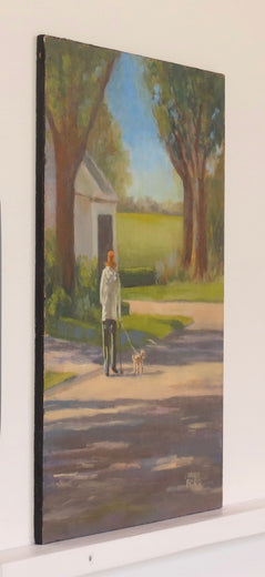 Almost Home by Joanie Ford |  Side View of Artwork 