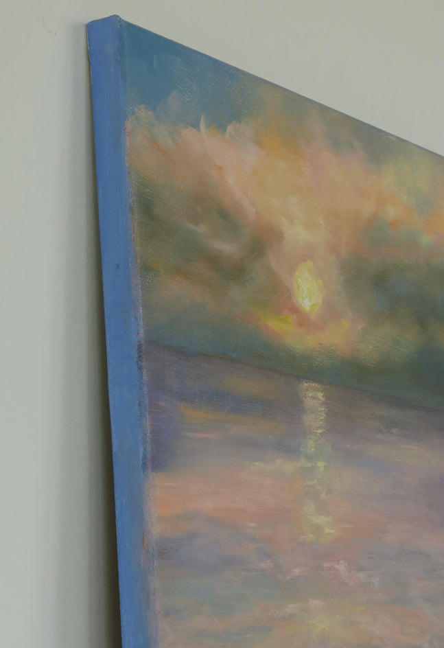 Unveiling the Light by Joanie Ford |  Side View of Artwork 