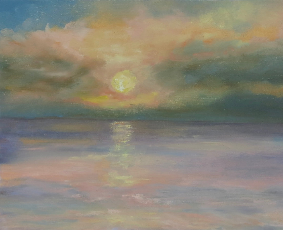 Unveiling the Light by Joanie Ford |  Closeup View of Artwork 