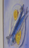 Original art for sale at UGallery.com | Catch of the Day by Joanie Ford | $300 | pastel artwork | 9' h x 12' w | thumbnail 2