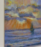 Original art for sale at UGallery.com | Dawn's Embrace by Joanie Ford | $225 | pastel artwork | 8' h x 10' w | thumbnail 2