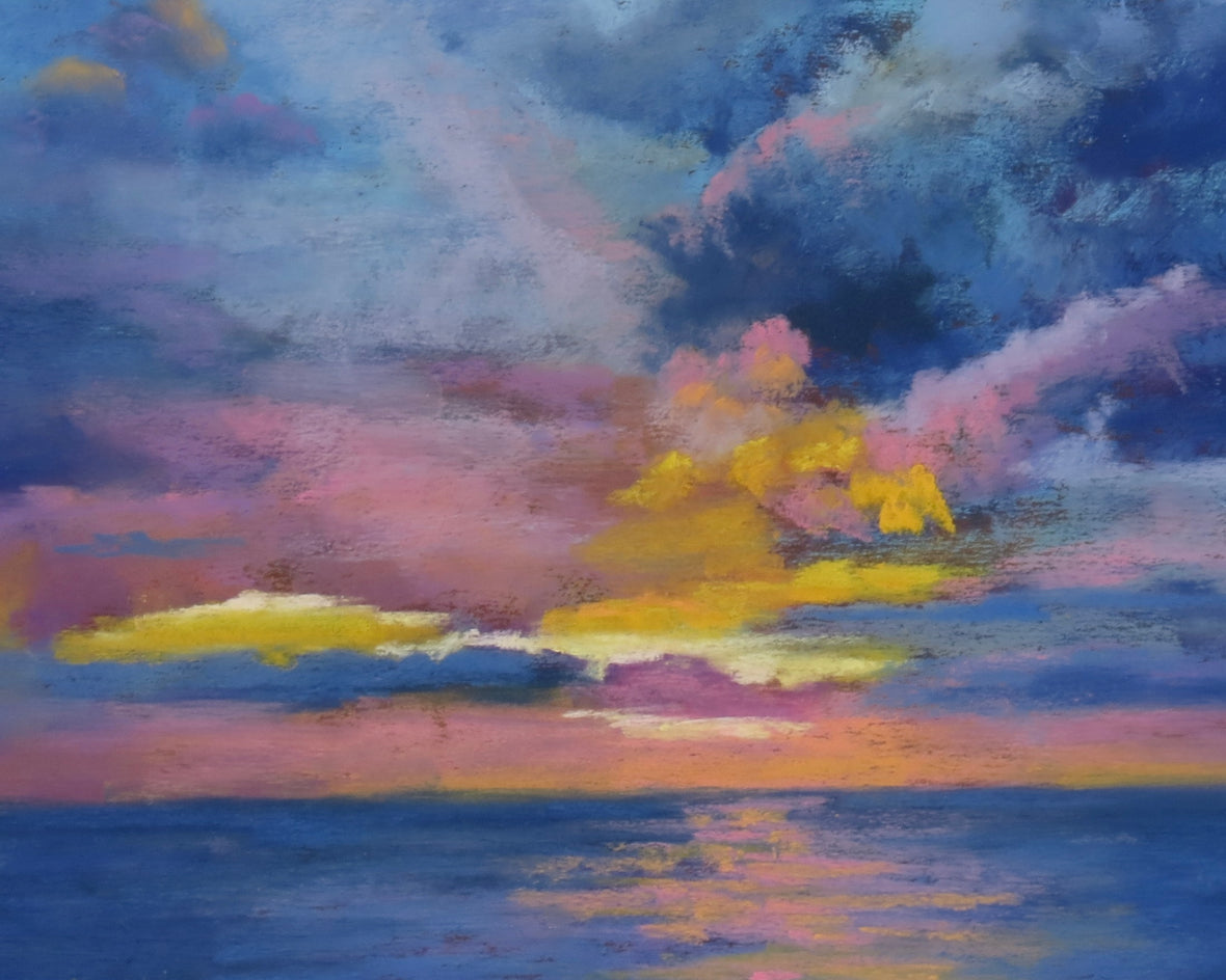 Palette of Reflection by Joanie Ford |  Closeup View of Artwork 