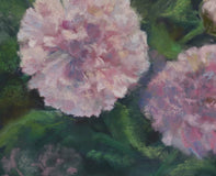 Original art for sale at UGallery.com | Softly, the Peonies by Joanie Ford | $225 | pastel artwork | 9' h x 12' w | thumbnail 4