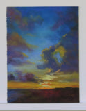 Original art for sale at UGallery.com | Veil of Dusk by Joanie Ford | $300 | pastel artwork | 12' h x 9' w | thumbnail 3