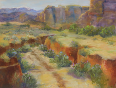 pastel artwork by Joanie Ford titled Waiting for Rain