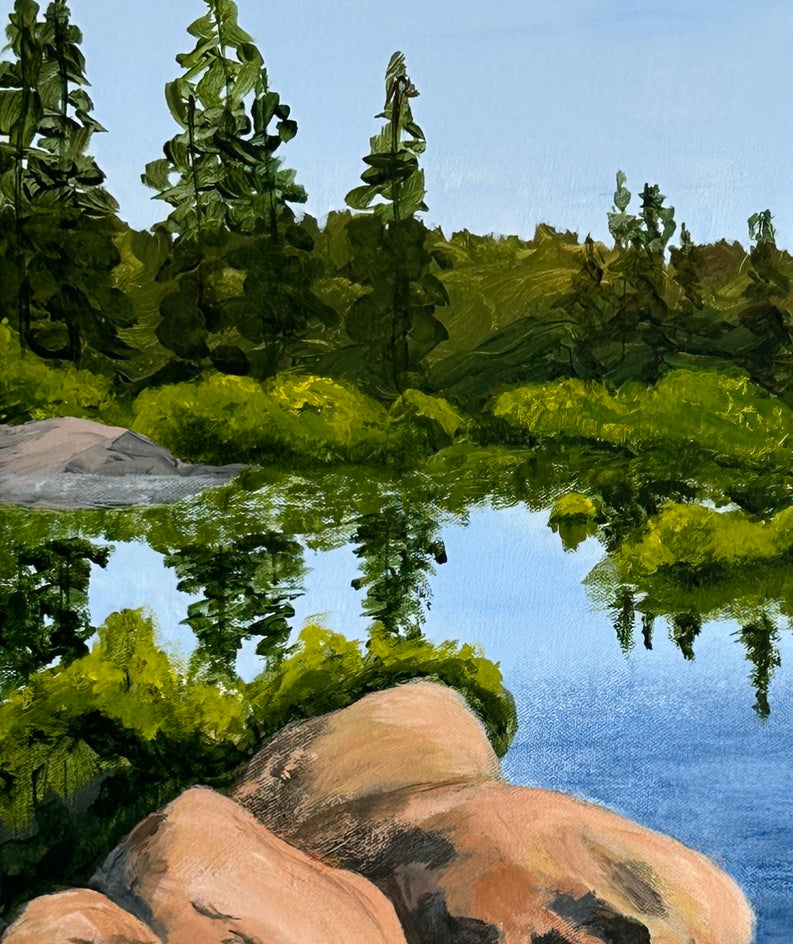Adirondack by JoAnn Golenia |  Closeup View of Artwork 