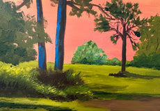 Original art for sale at UGallery.com | Comes the Night by JoAnn Golenia | $950 | acrylic painting | 24' h x 18' w | thumbnail 4