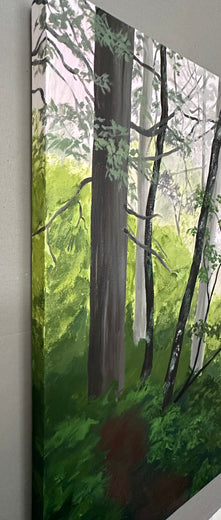 Earth Life by JoAnn Golenia |  Side View of Artwork 