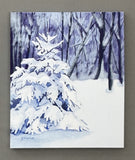 Original art for sale at UGallery.com | Fresh Snow by JoAnn Golenia | $1,100 | acrylic painting | 24' h x 20' w | thumbnail 3