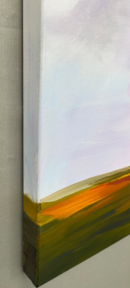 Gathering by JoAnn Golenia |  Side View of Artwork 