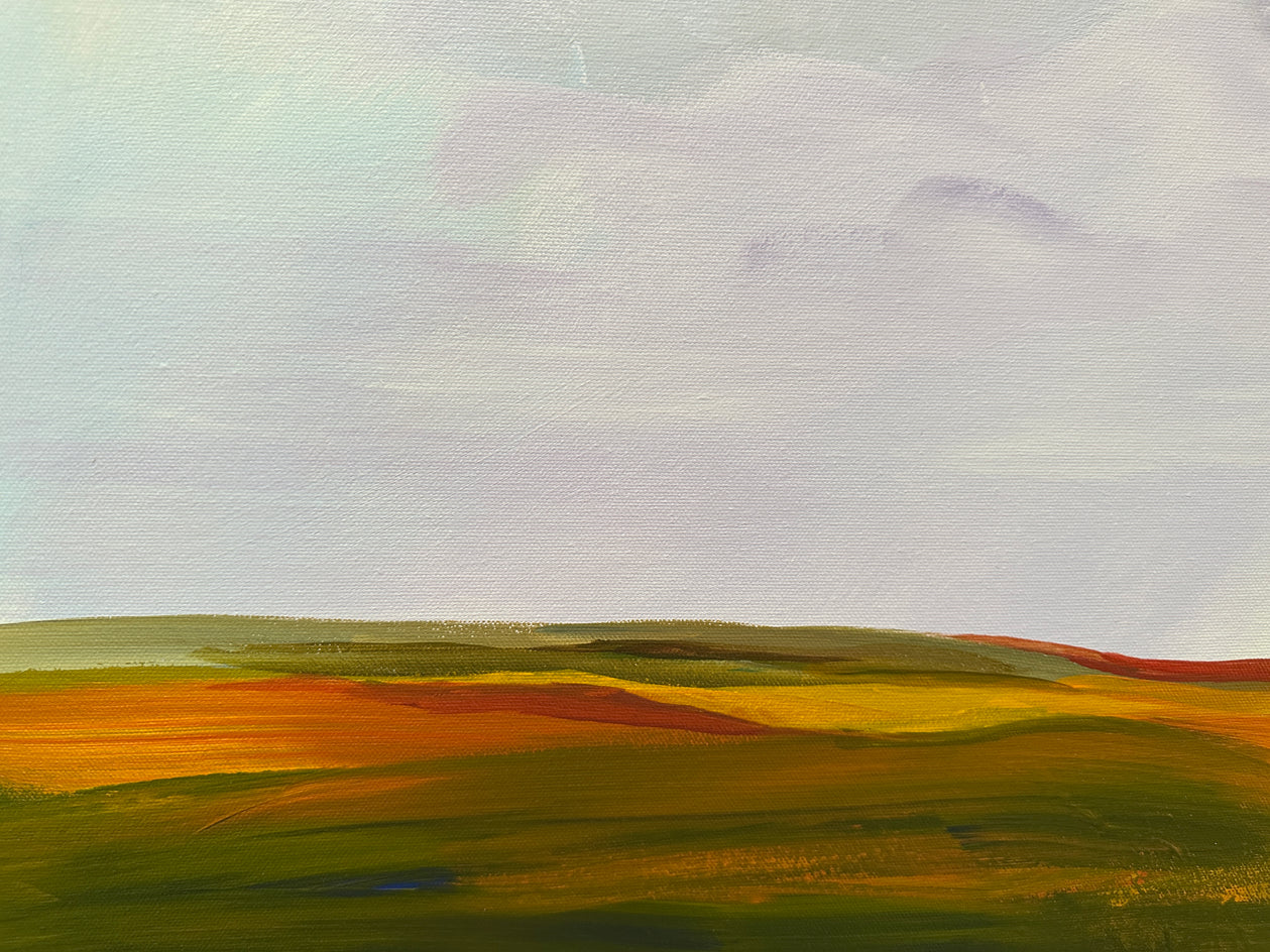 Gathering by JoAnn Golenia |  Closeup View of Artwork 