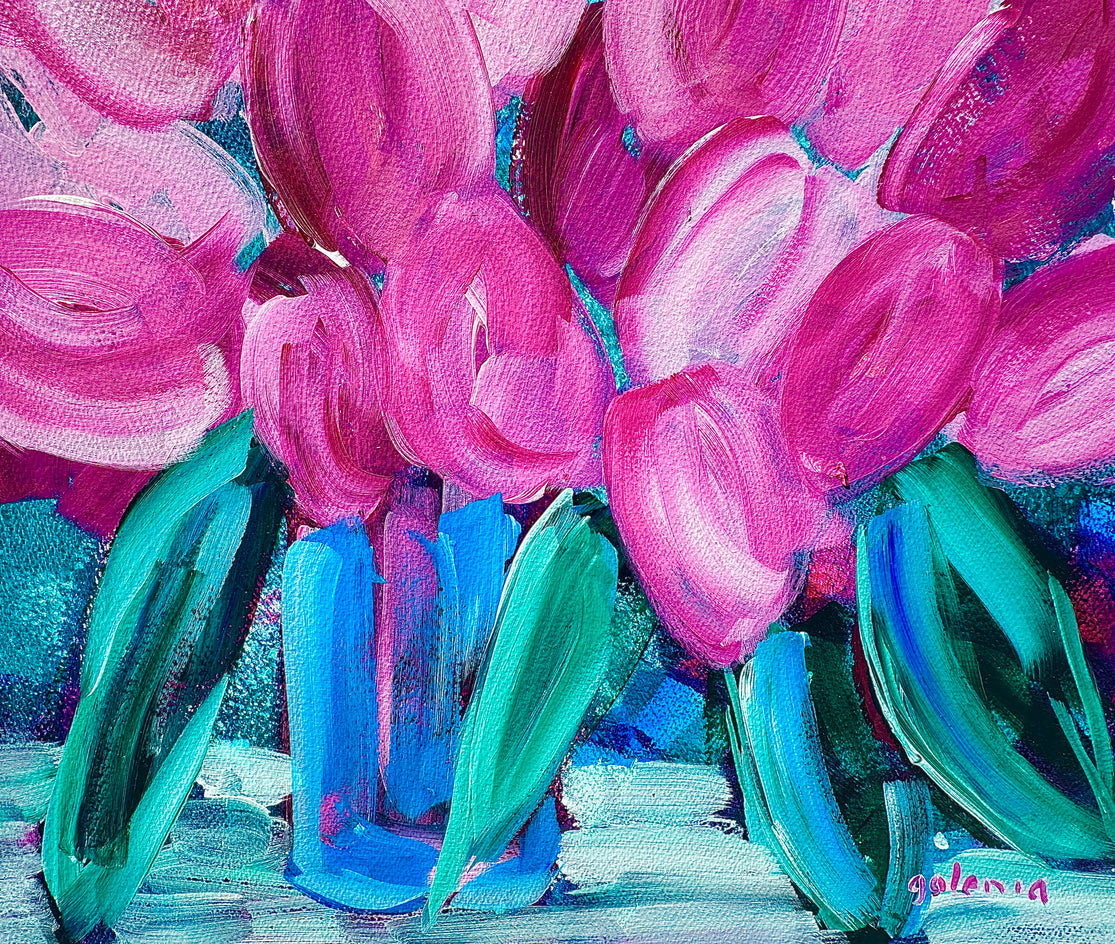 Joy by JoAnn Golenia |  Closeup View of Artwork 