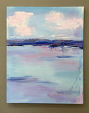 Original art for sale at UGallery.com | Lake Champlain Sailing by JoAnn Golenia | $1,250 | acrylic painting | 30' h x 24' w | thumbnail 3