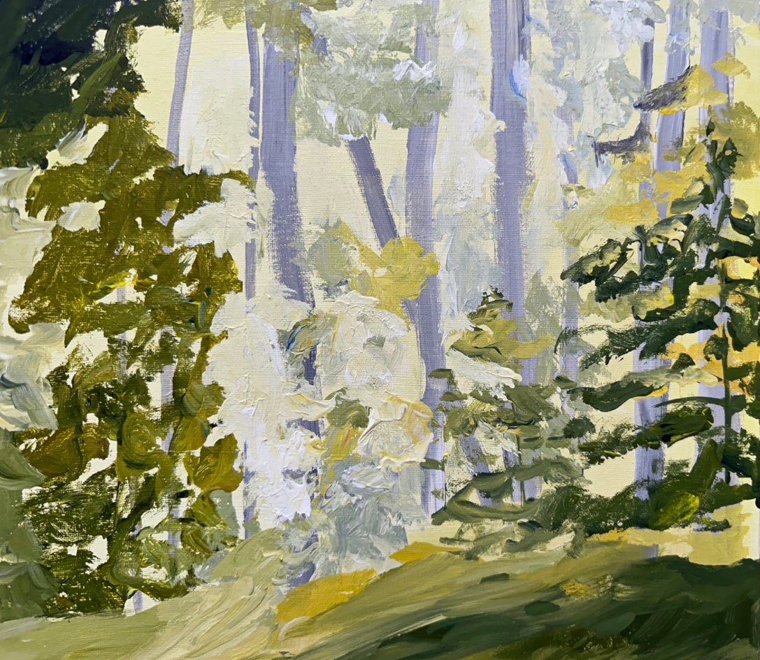 Quiet by JoAnn Golenia |  Closeup View of Artwork 