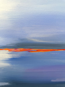 acrylic painting by JoAnn Golenia titled Quiet Waters