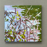 Original art for sale at UGallery.com | Streamside by JoAnn Golenia | $350 | acrylic painting | 12' h x 12' w | thumbnail 3