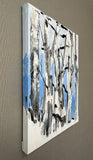 Original art for sale at UGallery.com | Trees in Snow by JoAnn Golenia | $375 | acrylic painting | 14' h x 11' w | thumbnail 2
