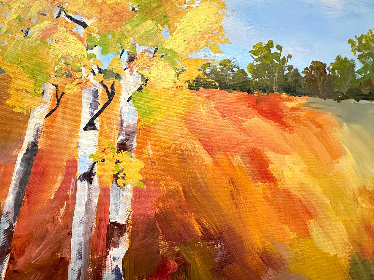 Up and Over by JoAnn Golenia |  Closeup View of Artwork 