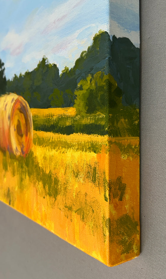 With Grace by JoAnn Golenia |  Side View of Artwork 